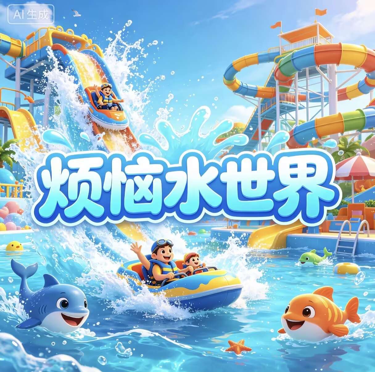 【双端】烦恼水世界S5.5赛季 内购 GM后台-少点烦恼公益游戏