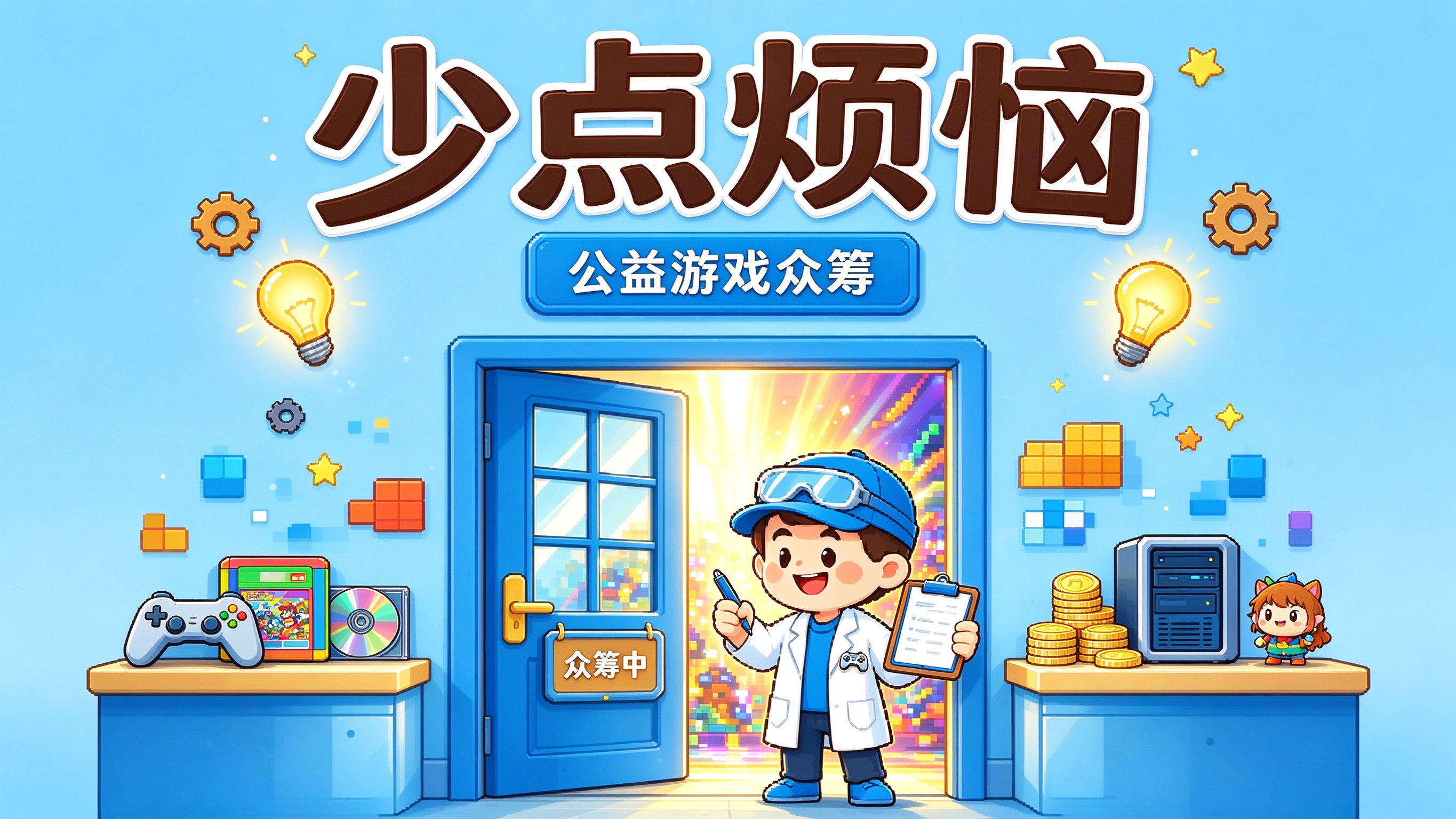 新游戏众筹-少点烦恼公益游戏